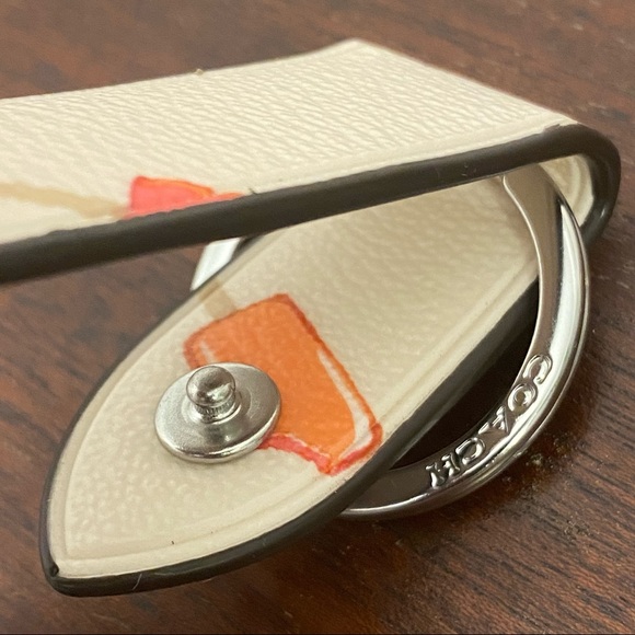 Coach Popsicle Key Ring Keychain Bag Charm - Picture 5 of 8